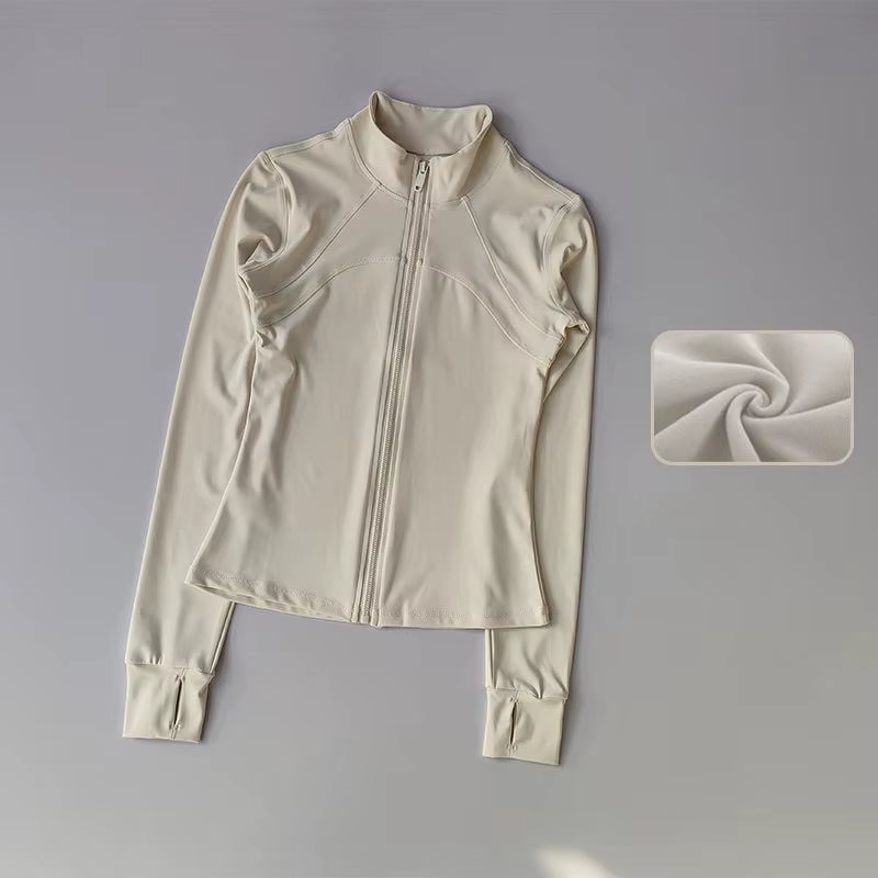 Veloria Sculpt Zip-Up Performance Jacket