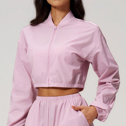 Standing Collar Sun Protection Jacket New Summer Yoga Long Sleeved Women Sun Protection Outdoor Sports Fitness Ventilate Jacket
