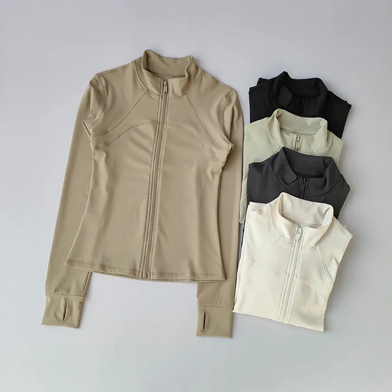 Veloria Sculpt Zip-Up Performance Jacket