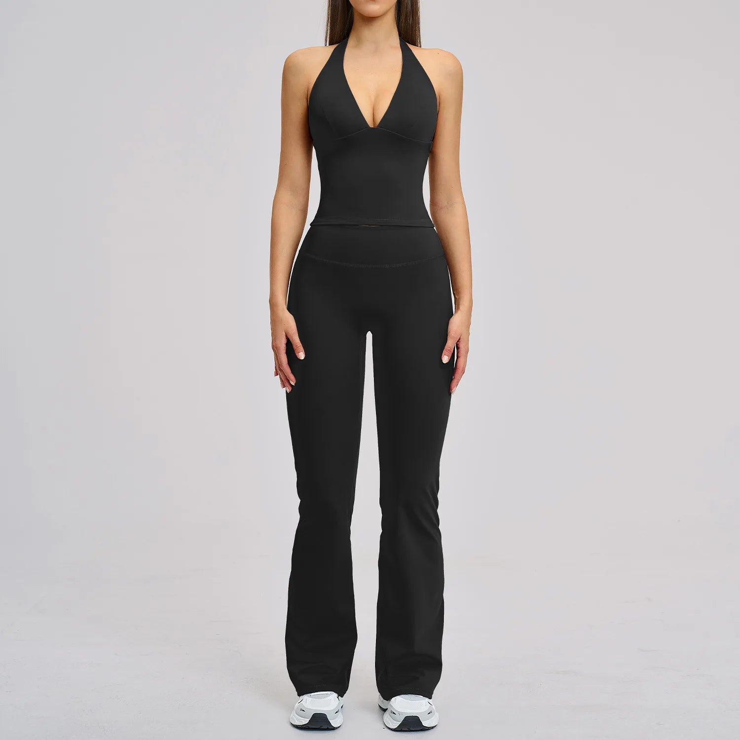 Women Tracksuit Yoga Set 2PCS Sport Outfits Gym Wear Workout Clothes Gym Crop Top High Waist Legging Fitness Bra Set Sports Suit